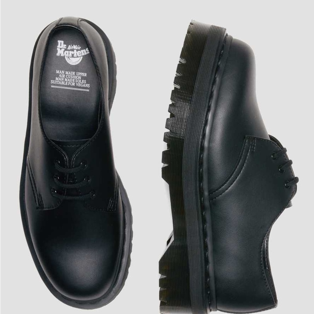 Dr. Martens Vegan 1461 Quad Mono Shoe unisex W8/M7